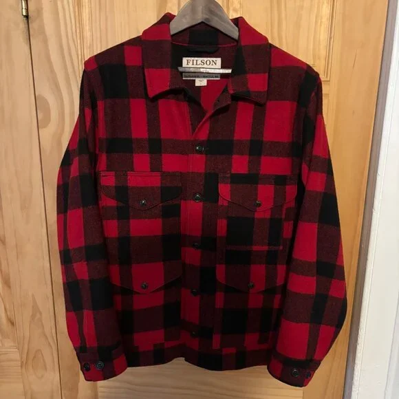 FILSON - Mackinaw Wool Cruiser Jacket - Size L